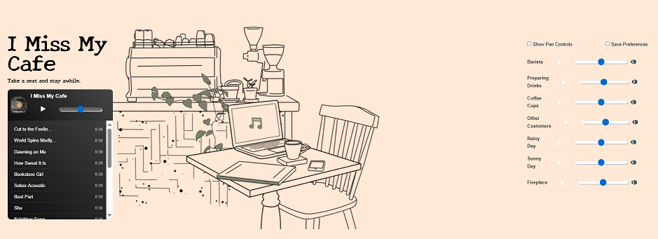 Can You Customize Sounds on I Miss My Cafe