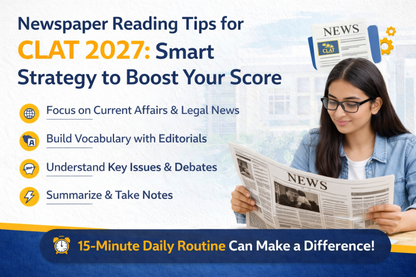 Newspaper Reading Tips for CLAT 2027: Smart Strategy to Boost Your ...